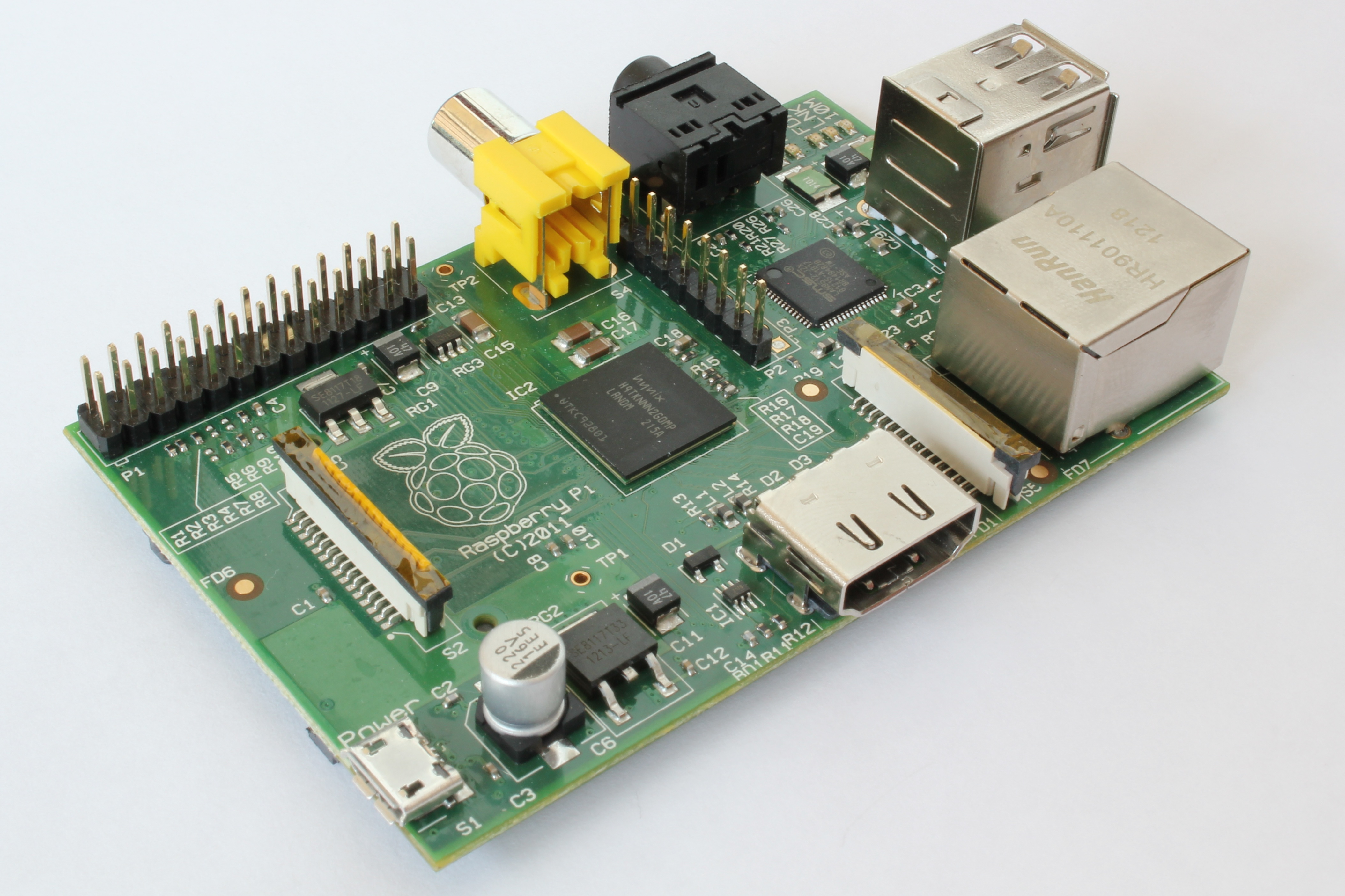 Raspberry Pi with ports